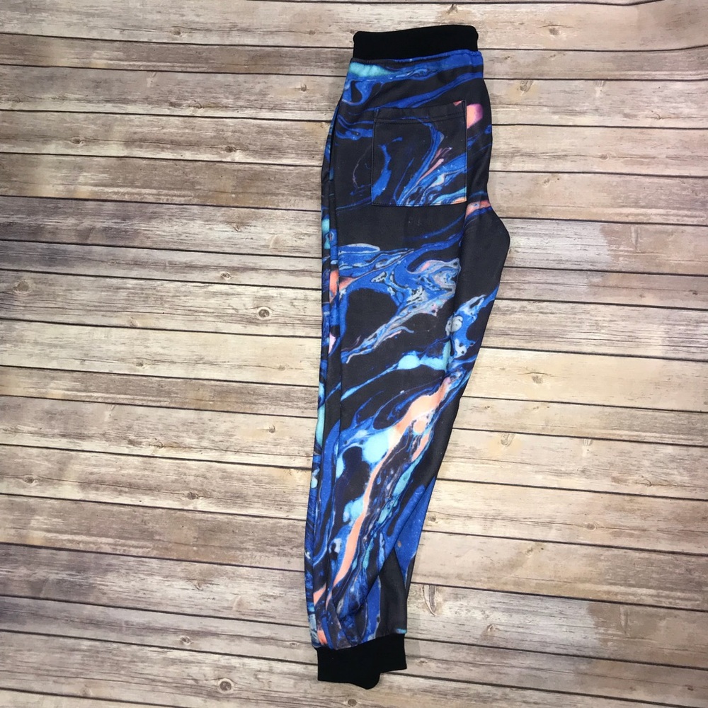 Brand New Elwood Size Medium Joggers Blueish Print - Picture 3 of 6